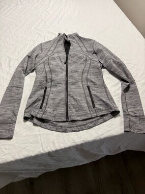 Lululemon Women's Gray Full-Zip Active Jacket